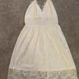 White, lace dress